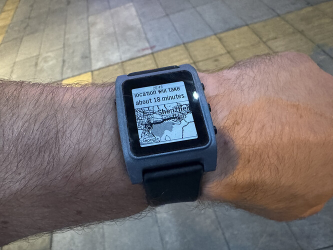 Bobby tells me how to get to the hotel.